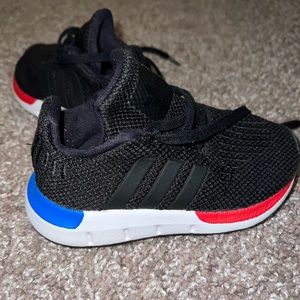 Toddler boy size 8 Adidas NMD shoes.